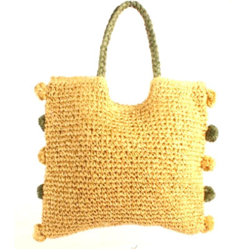 Natalie Natural Tote Bag - 40cm - The Base Warehouse