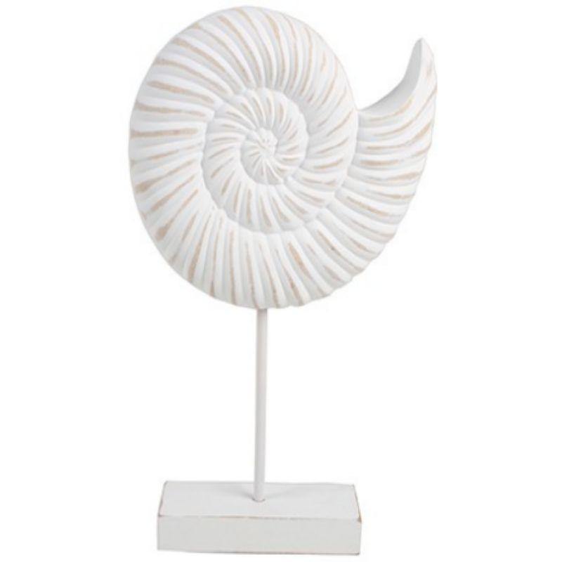 7 Seas Conch Shell on Stand - 36cm x 22cm x 7cm | The Base Warehouse