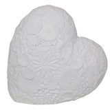 Load image into Gallery viewer, White Floral Heart - 22cm - The Base Warehouse
