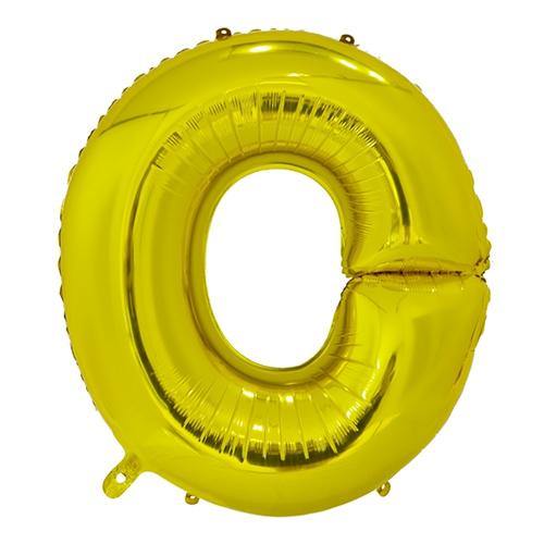 Gold Letter O Foil Balloon - 86cm - The Base Warehouse