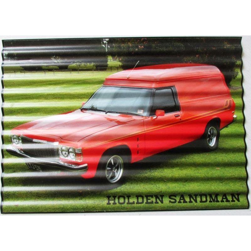 Holden Sandman Panel Van Sign - 60cm x 40cm - The Base Warehouse