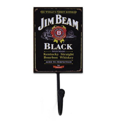 Single Hook Jim Beam Sign - 20cm x 9cm x 7cm - The Base Warehouse