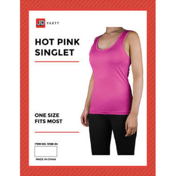 Hot Pink Singlet - One Size