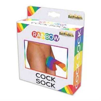 Rainbow Cock Sock - The Base Warehouse