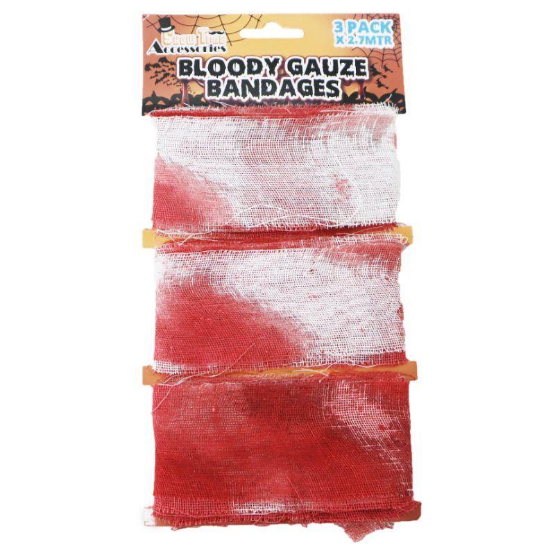 3 Pack Bloody Gauze Bandages