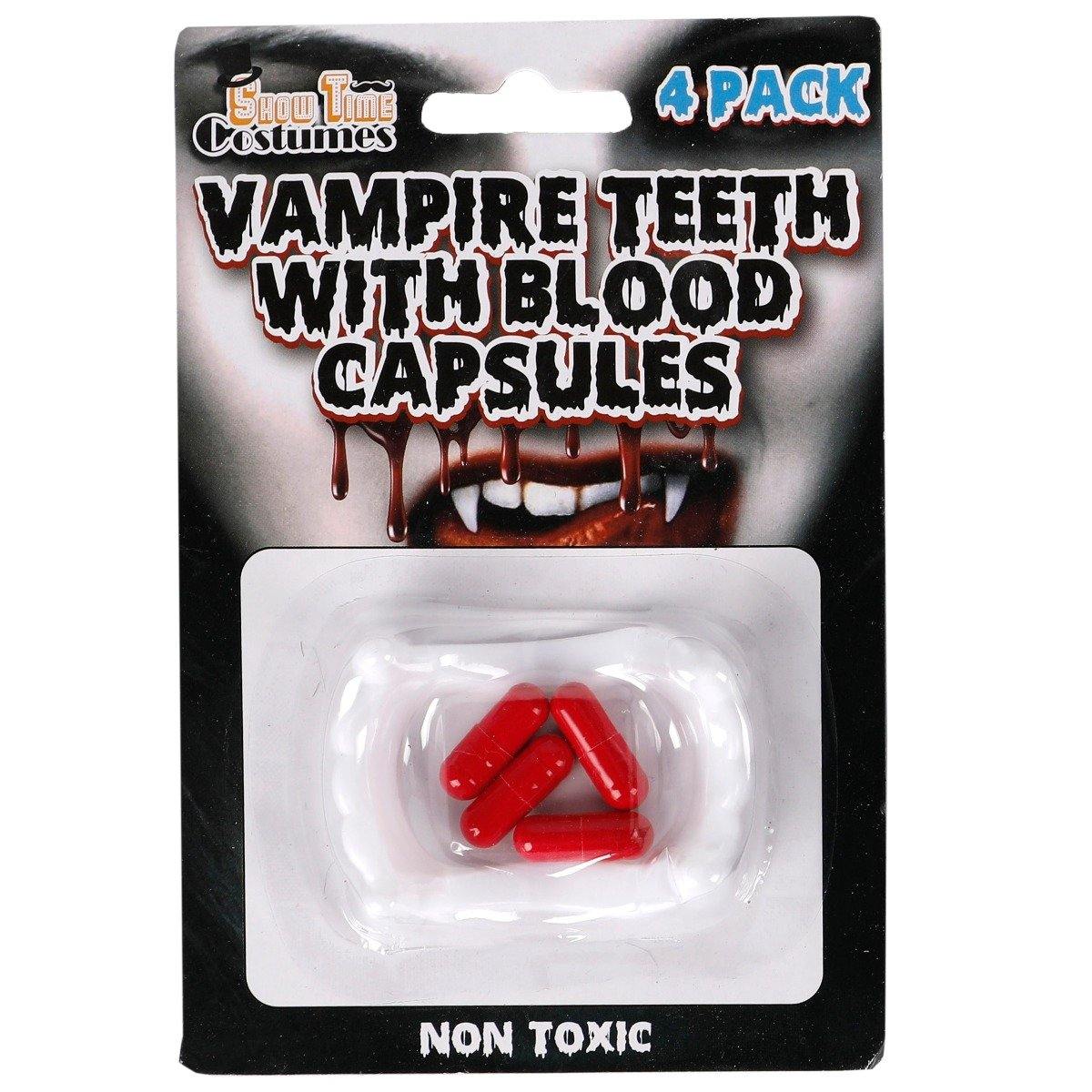 STA Vampire Teeth with Blood Capsules