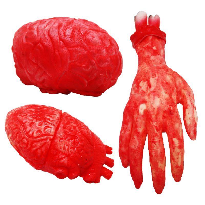 3 Pack Bloody Body Part Accessories - The Base Warehouse