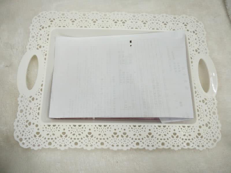 Floral Plastic Tray - 38cm x 27cm - The Base Warehouse