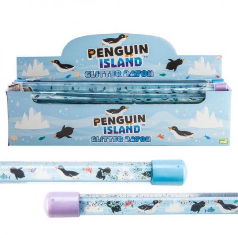 Glitter Penguin Baton - 45.5cm - The Base Warehouse