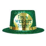Load image into Gallery viewer, Mini St. Patrick's Day Irish Glitter Party Hat - The Base Warehouse
