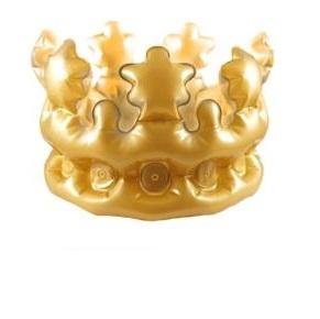 Inflatable Adults Gold Crown - 33.5cm