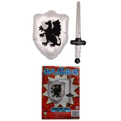 Inflatable Sword & Shield - 62cm & 48cm - The Base Warehouse