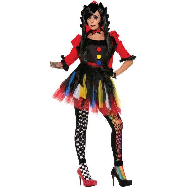 Womens Twisted Clown Cosume - M/L - The Base Warehouse