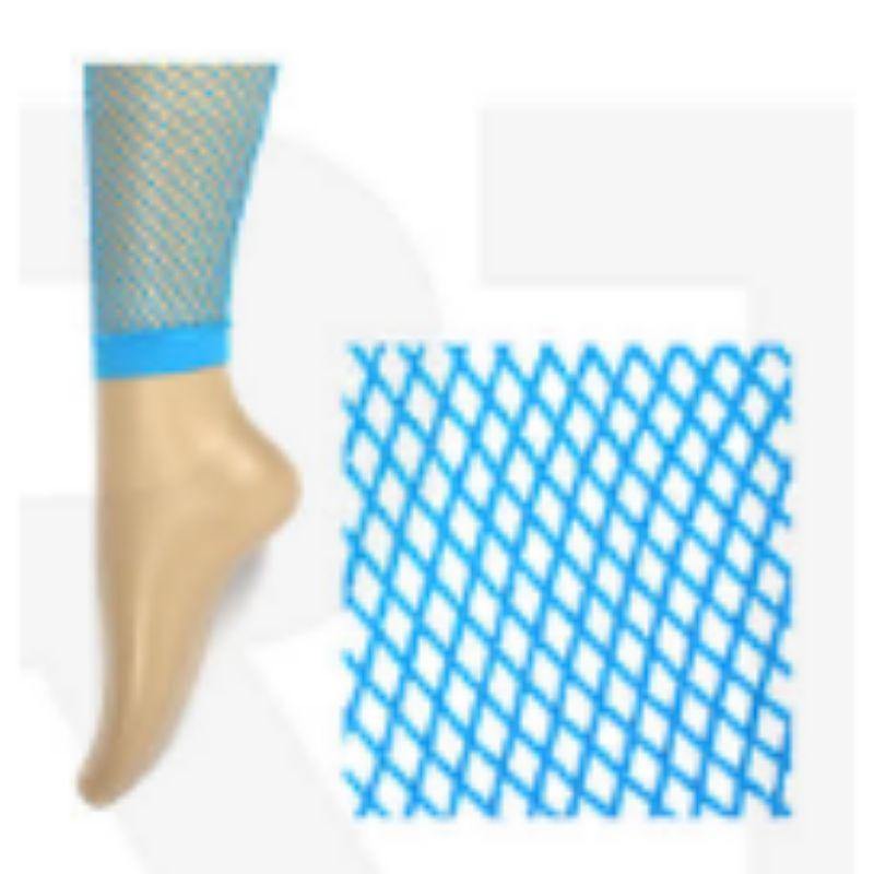 Light Blue Fishnet Leggings - The Base Warehouse