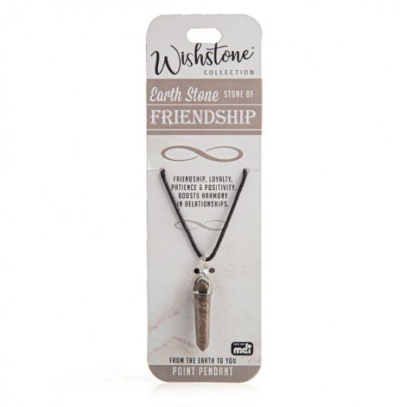Wishstone Collection Earth Stone Point Pendant - The Base Warehouse