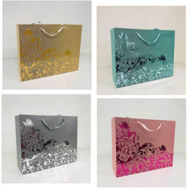 Hot Stamped Foil Gift Bag - 49.5cm x 39.5cm x 15cm - The Base Warehouse