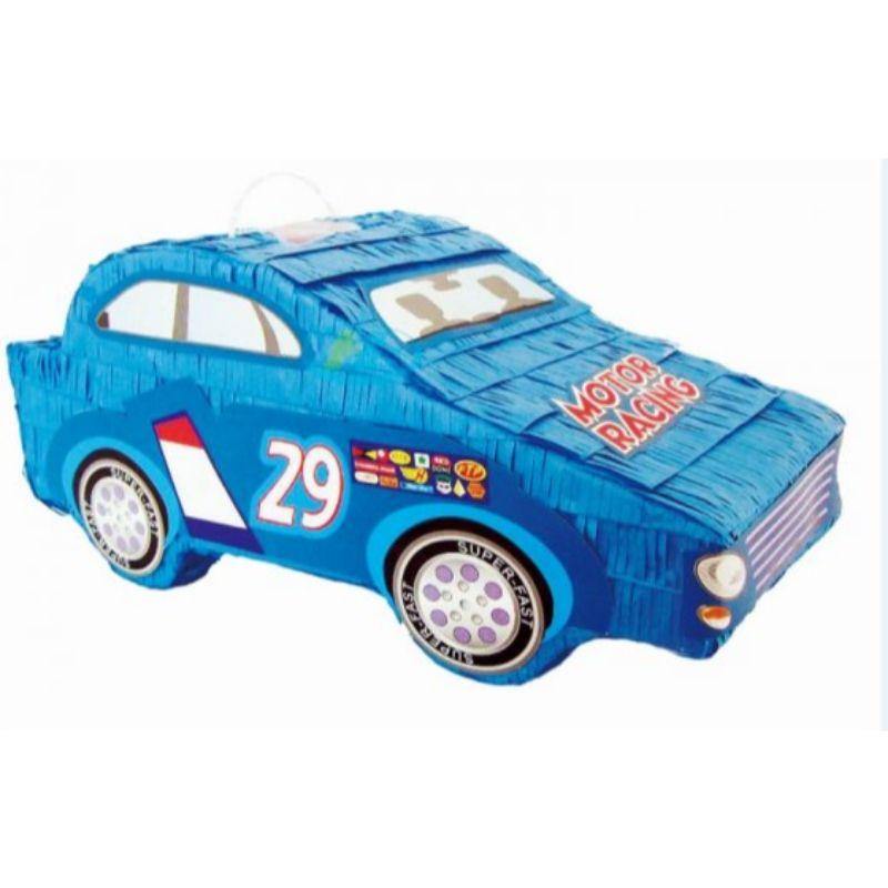 Blue Race Car Pinata - The Base Warehouse