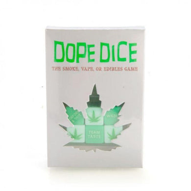 Dope Dice - Smoke, Vape or Edibles Game - 8.9cm x 6.4cm x 1.9cm - The Base Warehouse