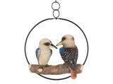 Load image into Gallery viewer, Twin Kookaburras in Ring - 20cm - The Base Warehouse
