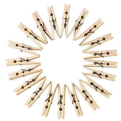 25 Pack Wooden Pegs - The Base Warehouse