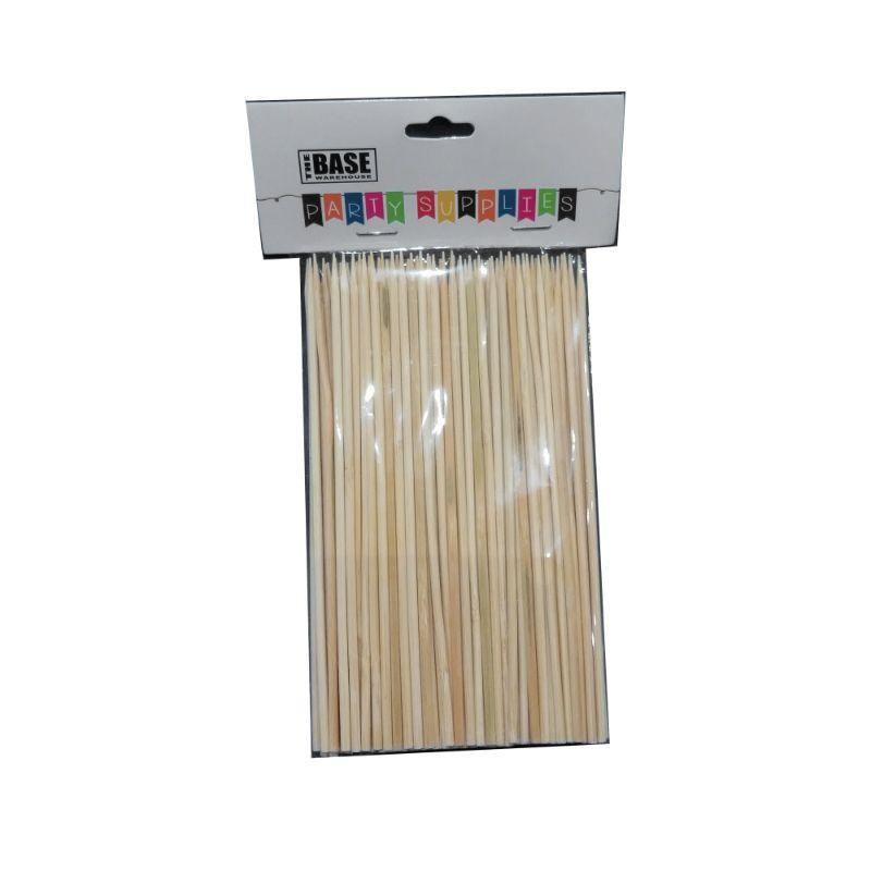 50 Pack Bamboo Skewers - 30cm - The Base Warehouse