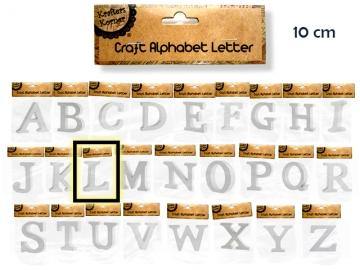 White Alphabet Letter L - 10cm