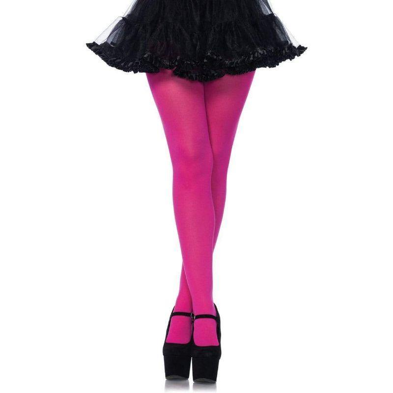 Fuchsia Nylon Tights - OS - The Base Warehouse