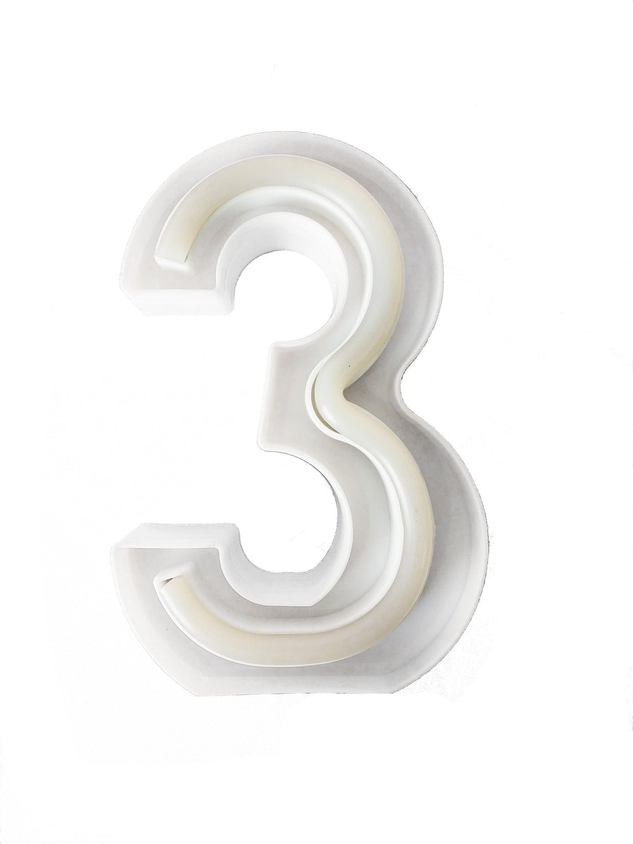 LED Number Light - 3 | The Base Warehouse
