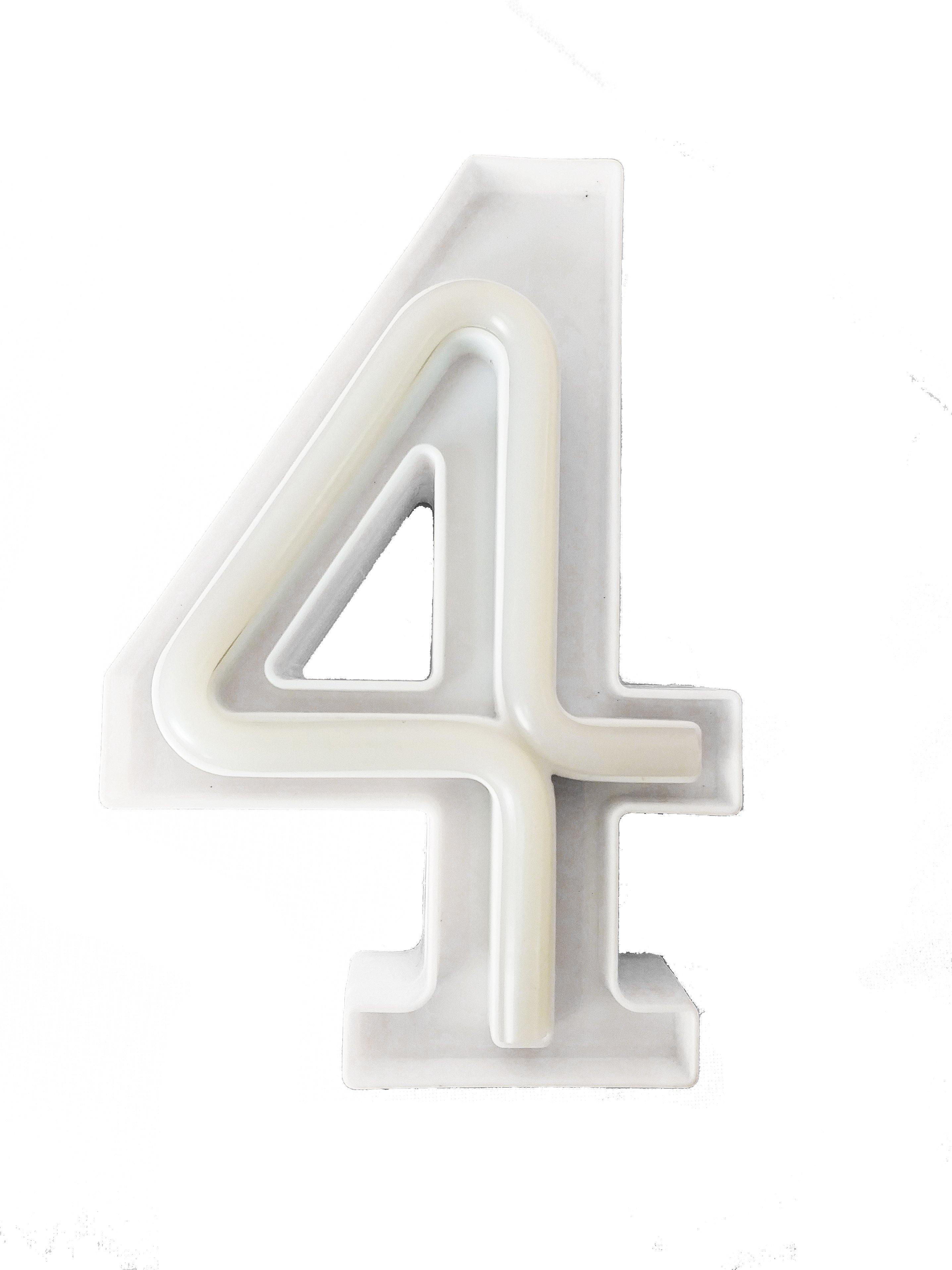 LED Number Light - 4 - The Base Warehouse