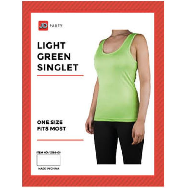 Light Green Singlet - One Size
