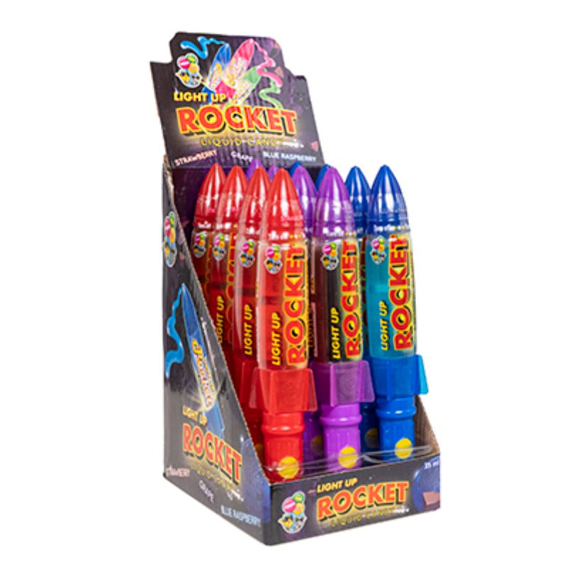 Fun Frenzy Light Up Rocket Liquid Candy - 35ml