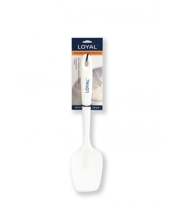 Large White Silicone Spatuala Scraper - The Base Warehouse