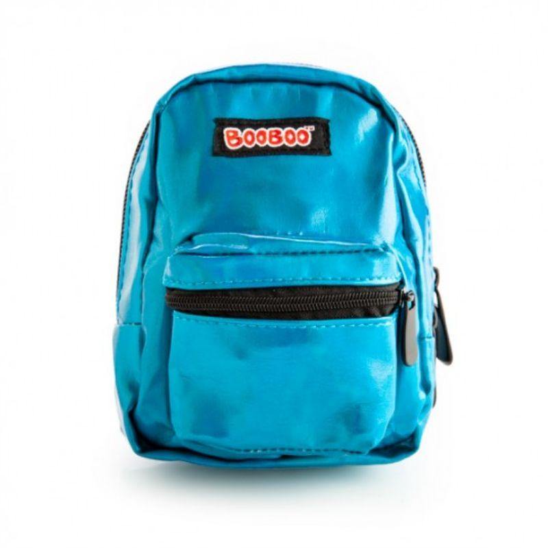 Iridescent Blue Print BooBoo Mini Backpack - 11cm x 5cm x 15cm