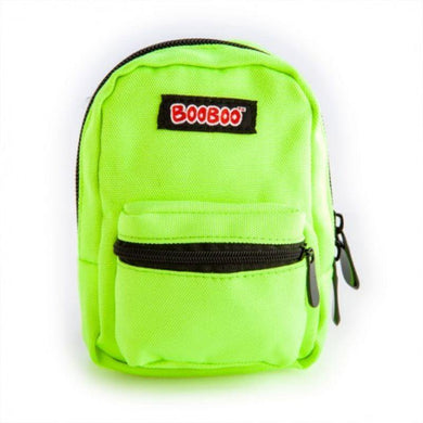 Neon Yellow BooBoo Mini Backpack - 11cm x 5cm x 15cm - The Base Warehouse