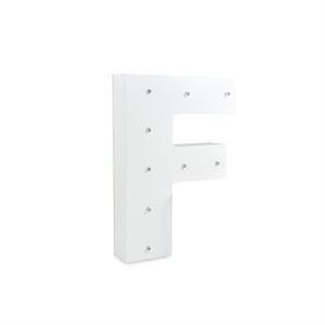 F Letter Alpha Light Up - 20cm x 22cm (2 x AA Batteries required)