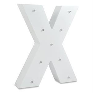 X Letter Alpha Light Up - 20cm x 22cm (2 x AA Batteries required) - The Base Warehouse