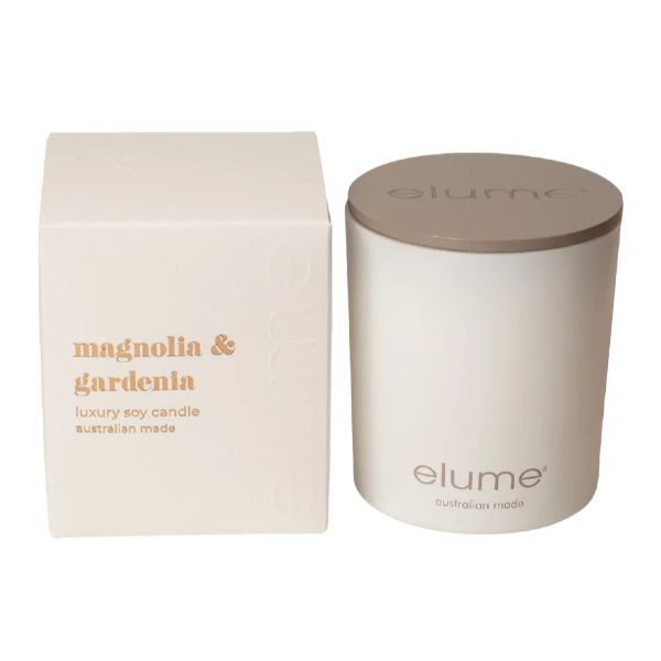 Magnolia & Gardenia Luxury Soy Wax Jar Elume