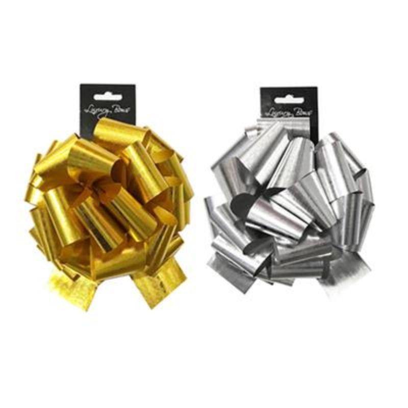 Giant Printed Metallic Bow - The Base Warehouse