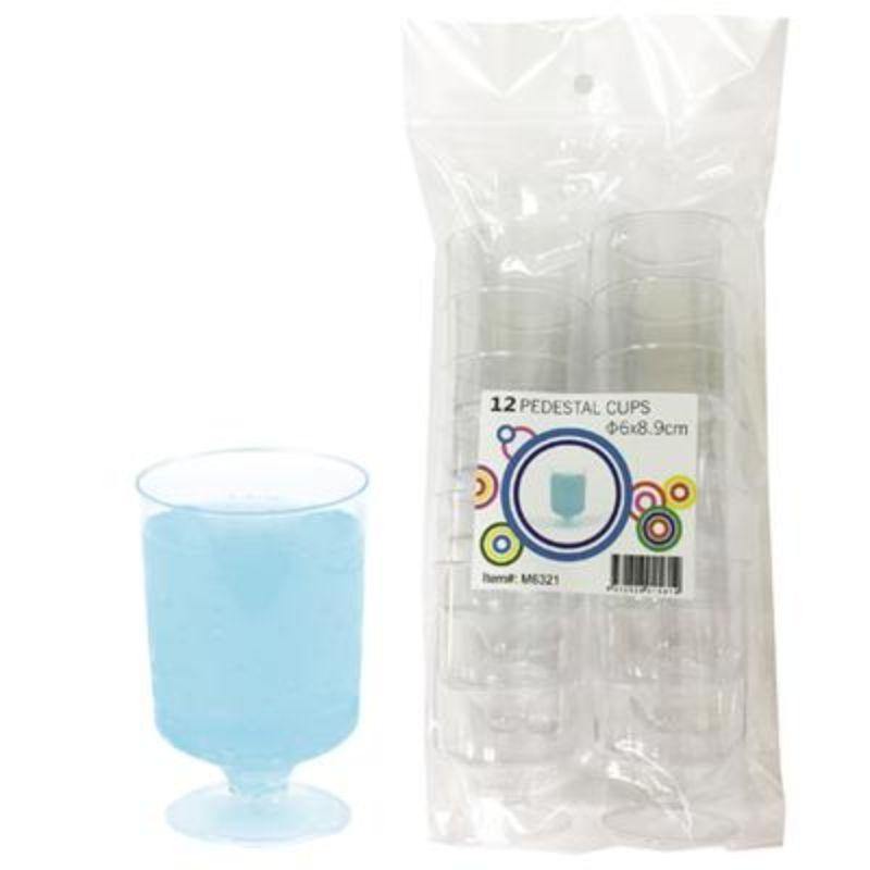 12 Pack Pedestal Cups - 6cm x 8.9cm - The Base Warehouse