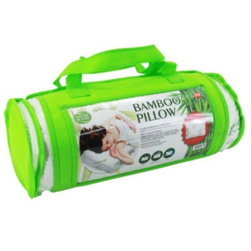 Bamboo Rolled Pillow - 40cm x 55cm - The Base Warehouse