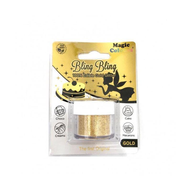 Bling Bling - Edible Gold Glitter - 10ml - The Base Warehouse