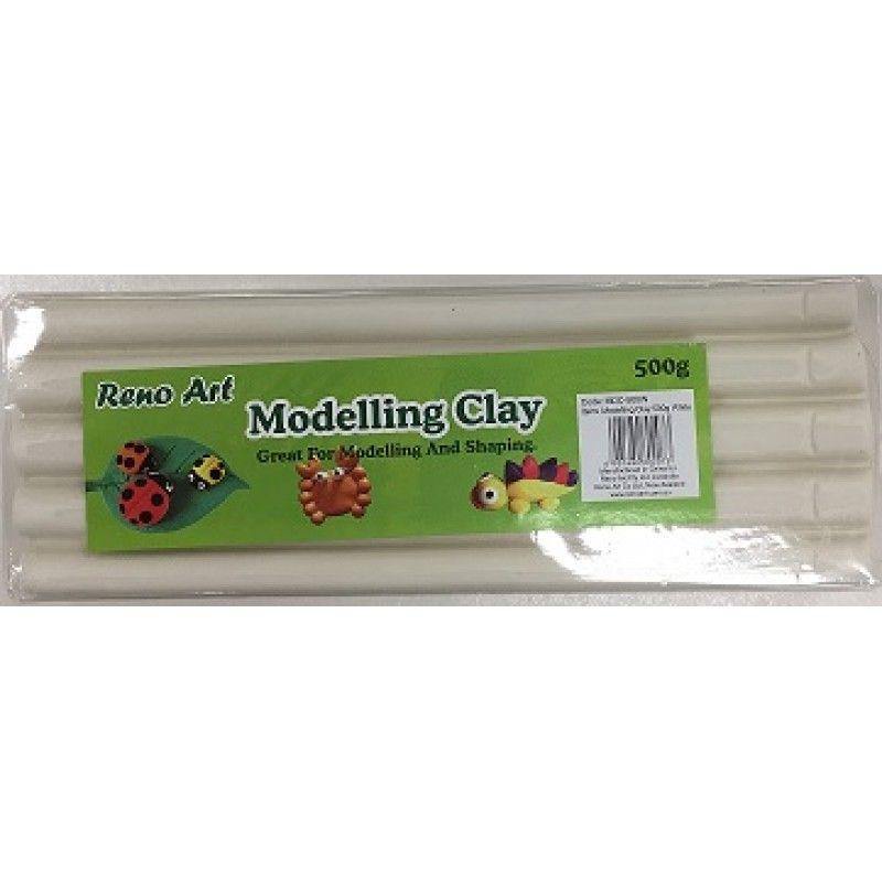 White Modelling Clay - 500g