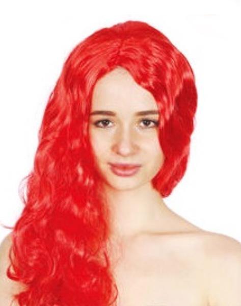 Womens Little Mermaid Long Red Wig - The Base Warehouse