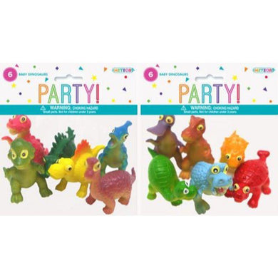 6 Pack Baby Dinosaurs - The Base Warehouse