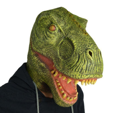 Latex Full Head Dinosaur Mask - The Base Warehouse