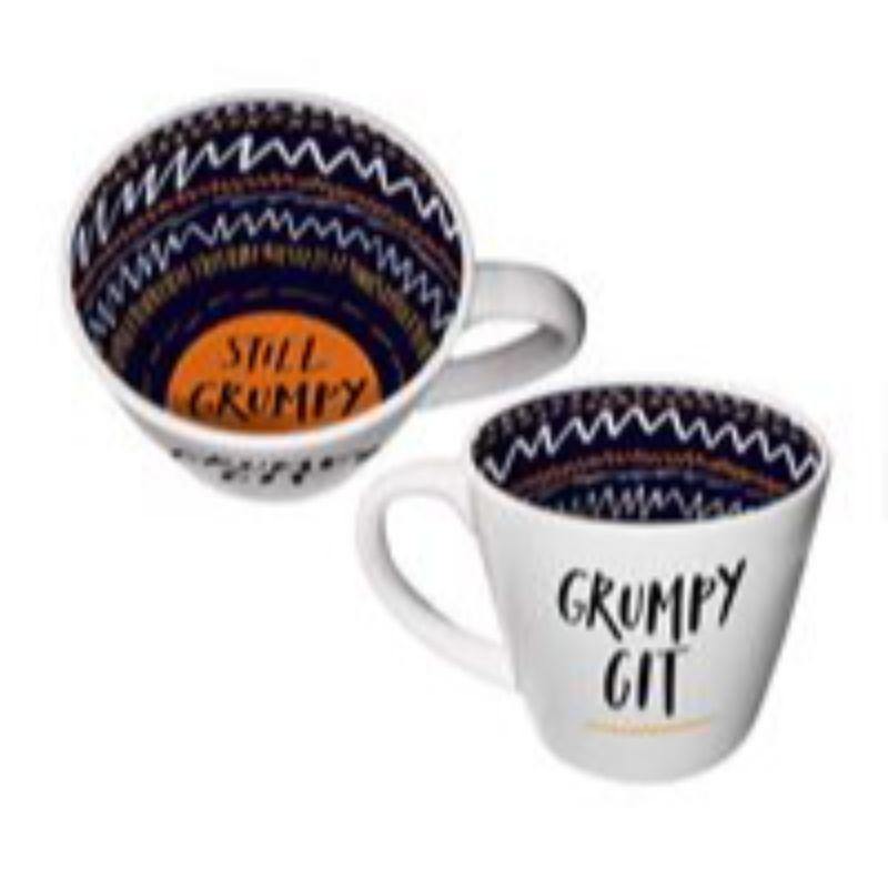 GRUMPY GIT INSIDE OUT Mug - 355ml - The Base Warehouse
