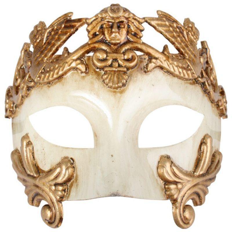 Antonio Gold & Ivory Roman Eye Mask - The Base Warehouse