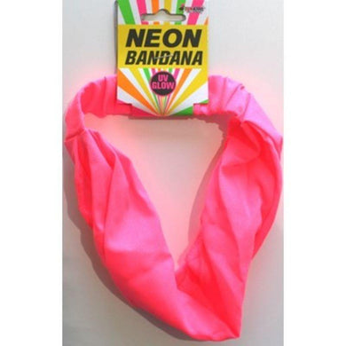 Adult Neon Pink Bandana - The Base Warehouse