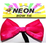 Load image into Gallery viewer, Adult Neon Pink Bowtie - The Base Warehouse

