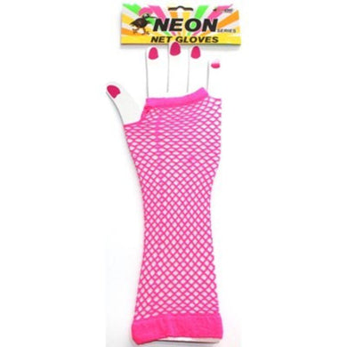 Neon Pink Net Glove - The Base Warehouse
